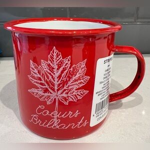 HBC Enamel Red Mug